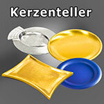 Kerzenteller Metall aus Messing oder Alu in...