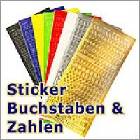 Buchstaben&nbsp;Sticker,...