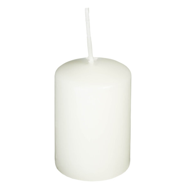 Premium - Stumpenkerze 40 x 60 mm, elfenbein