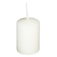 Premium - Stumpenkerze 40 x 60 mm, elfenbein