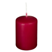 Premium - Stumpenkerze 40 x 60 mm, bordeaux