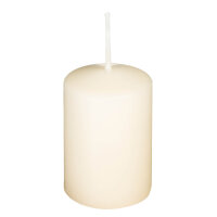 Premium - Stumpenkerze 40 x 60 mm, bisquit