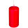 Premium - Stumpenkerze 40 x 80 mm, rot