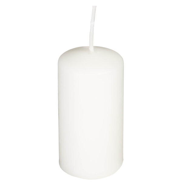 Premium - Stumpenkerze 40 x 80 mm, elfenbein