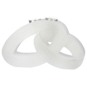 Premium Formkerze Eheringe mit Teelichteinsatz