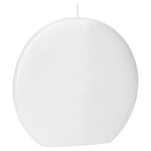 Scheibe abgeflacht 170 x 175 x 35 glatt weiß getaucht