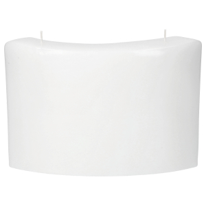 Bogen 2 Docht 150 x 240 x 45 glatt weiß getaucht