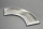 Kerzenteller Bogen - Messing, silber