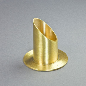 Kerzenhalter Metall/Messing, gold D 4cm innen