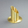 Kerzenhalter Metall/Messing, gold D 4cm innen