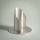 Kerzenhalter Metall/Messing, silber D 4cm vorne offen