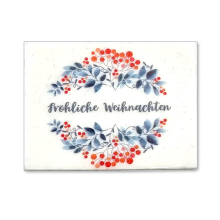 Wachsmotiv Rechteck fröhliche Weihnachten 6,7x5cm