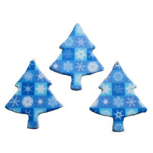 Verzierwachs Tannenbaum klein Eisland, 3St.