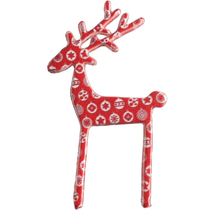 Wachsmotiv Rentier Weihnachststimmung 8x4,5cm