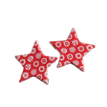 Wachsmotiv Stern groß Weihnachtsstimmung, 2St....