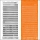 Sticker Zahlen 9mm orange