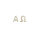 Wachsmotiv Alpha & Omega gold- silber