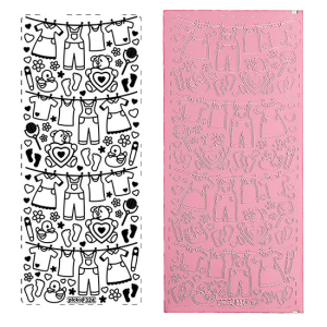 Sticker - alles fürs Baby - rosa