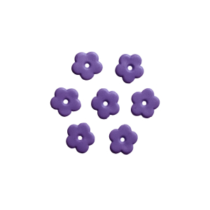 Wachsblüten flieder 1,3cm, 7 St.