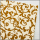 Wachsplatten Floraler Barock creme-hellbraun - 10x20cm