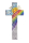 Wachsmotiv Kreuz mit Sonne und Regenbogen