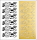Sticker Kommunion u. Konfirmation-Elemente gold