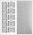 Sticker Tauben, Herzen und Ringe silber