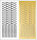 Sticker Ichtus-Symbol gold