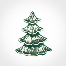 Wachsmotiv Weihnachtskerzen - Tannenbaum 4 Ebenen...