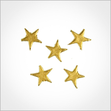 Wachsmotiv Weihnachtskerzen - Stern 5-zackig 1,9cm gold,...