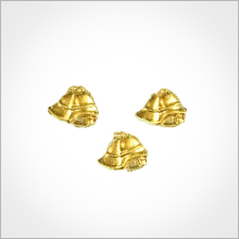 Wachsmotiv Weihnachtskerzen - Glockenpaar 1,5x2cm gold, 3...