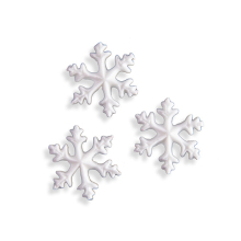 Wachsmotiv Weihnachtskerzen - Eiskristall 2.5cm...