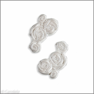 Wachsmotiv Rosenkombination perlmutt 2 St.