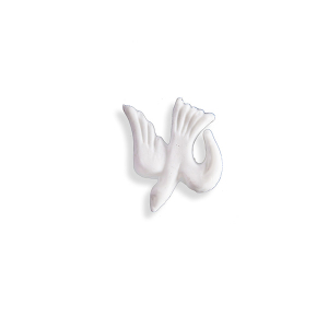 Wachsmotiv Taufkerze - Taube. Hl. Geist 3 x 3.5cm