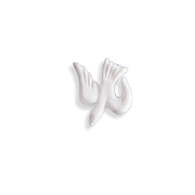 Wachsmotiv Taufkerze - Taube. Hl. Geist 3 x 3.5cm