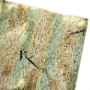 Wachsplatten antik silberblau - 10x20cm