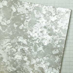 Wachsplatten 10x20cm - marmoriert 9