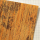 Wachsplatten Antikstreifen orange-braun - 10x20cm