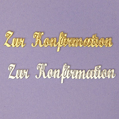 Zur Konfirmation silber 10/70mm