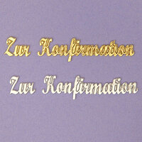 Zur Konfirmation silber 10/70mm