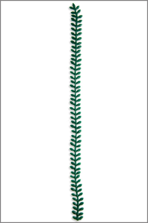 Wachsmotiv Myrtenranke grün, 22cm