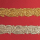 Verzierwachs-Borte Barock silber 240mm
