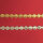 Verzierwachs-Borte Blümchen gold 240mm