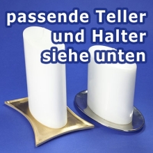Kerzenrohling - Form-Ovalkerze 230/90mm mit schrägem...