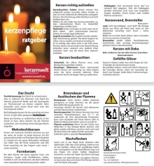 Edler Crystal Kerzenrohling mit Holzeinlage 70 x 250 mm,...