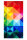 Wachsplatte Dreiecke Regenbogen 20x10cm, zum Kerzen verzieren