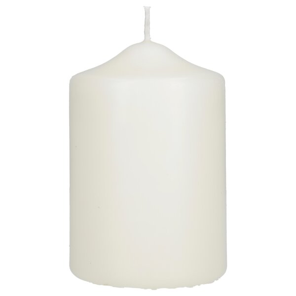 Gastro Stumpenkerze 80 x 120 mm glatt elfenbein
