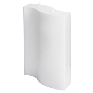 Premium Formkerze mit Kristalleffekt - Eternal Wave